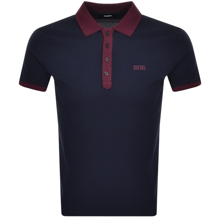 Alternative Image for ProductDiesel T Skatt Polo T Shirt Navy1